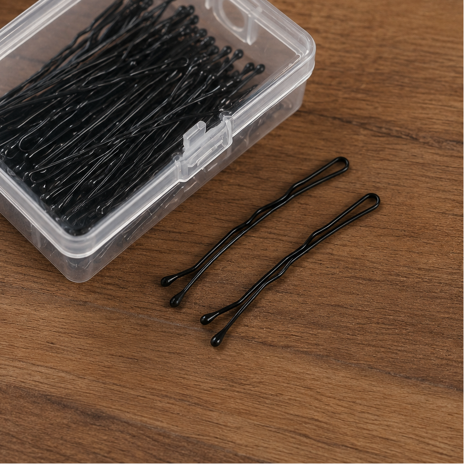 Bobby Pins Hårspenner Boks — 50-pakning