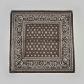 Brunt "silkeskjerf" bandana headband.