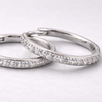 Zirkonia Hoops — Sterling Sølv